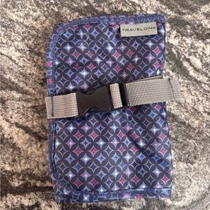 Travelon Blue and Gray Holster Clip with Elastic Straps